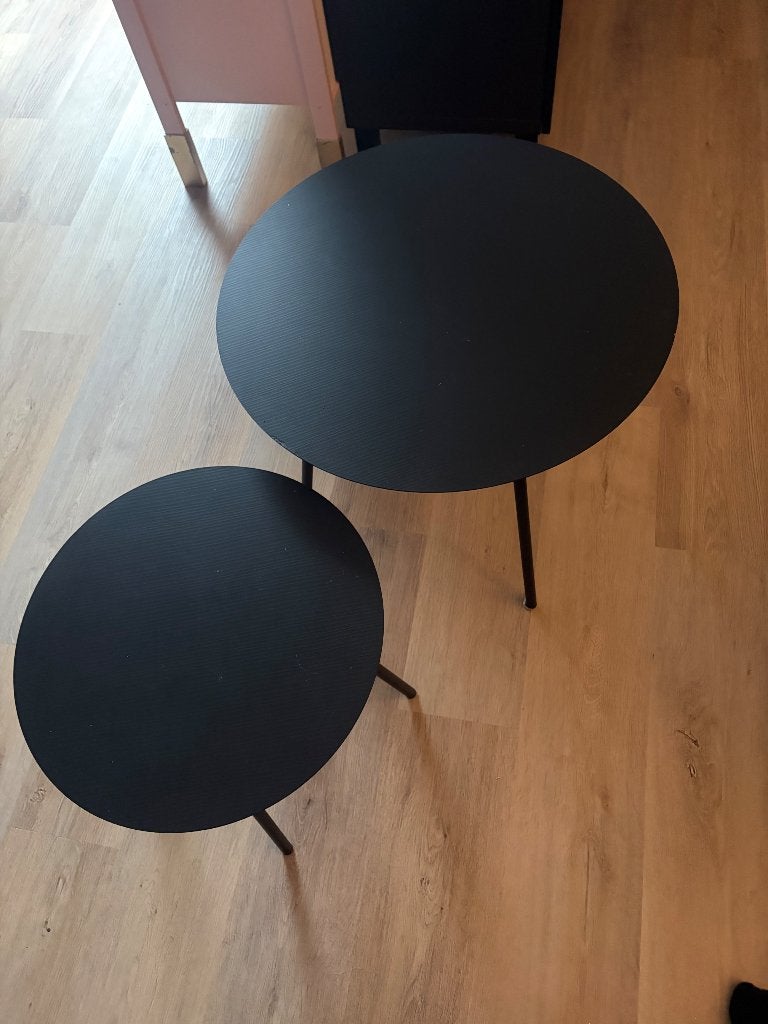 Bijzettafels, Huis en Inrichting, Ophalen, Gebruikt, 50 tot 100 cm, Rond