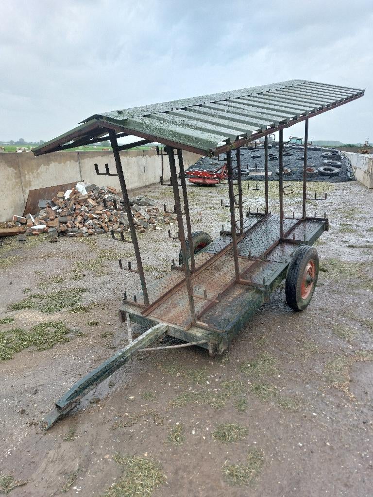 balkenkar voor springbalken (L4xH2,4xB1,2), Ophalen, Gebruikt, Overige soorten