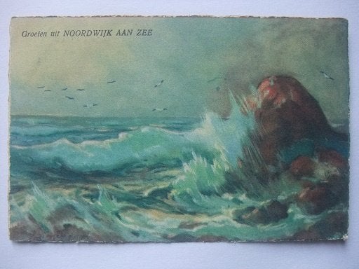 Q53 Groeten uit Noordwijk aan Zee - Fantasie, Verzenden, 1920 tot 1940, Gelopen, Zuid-Holland