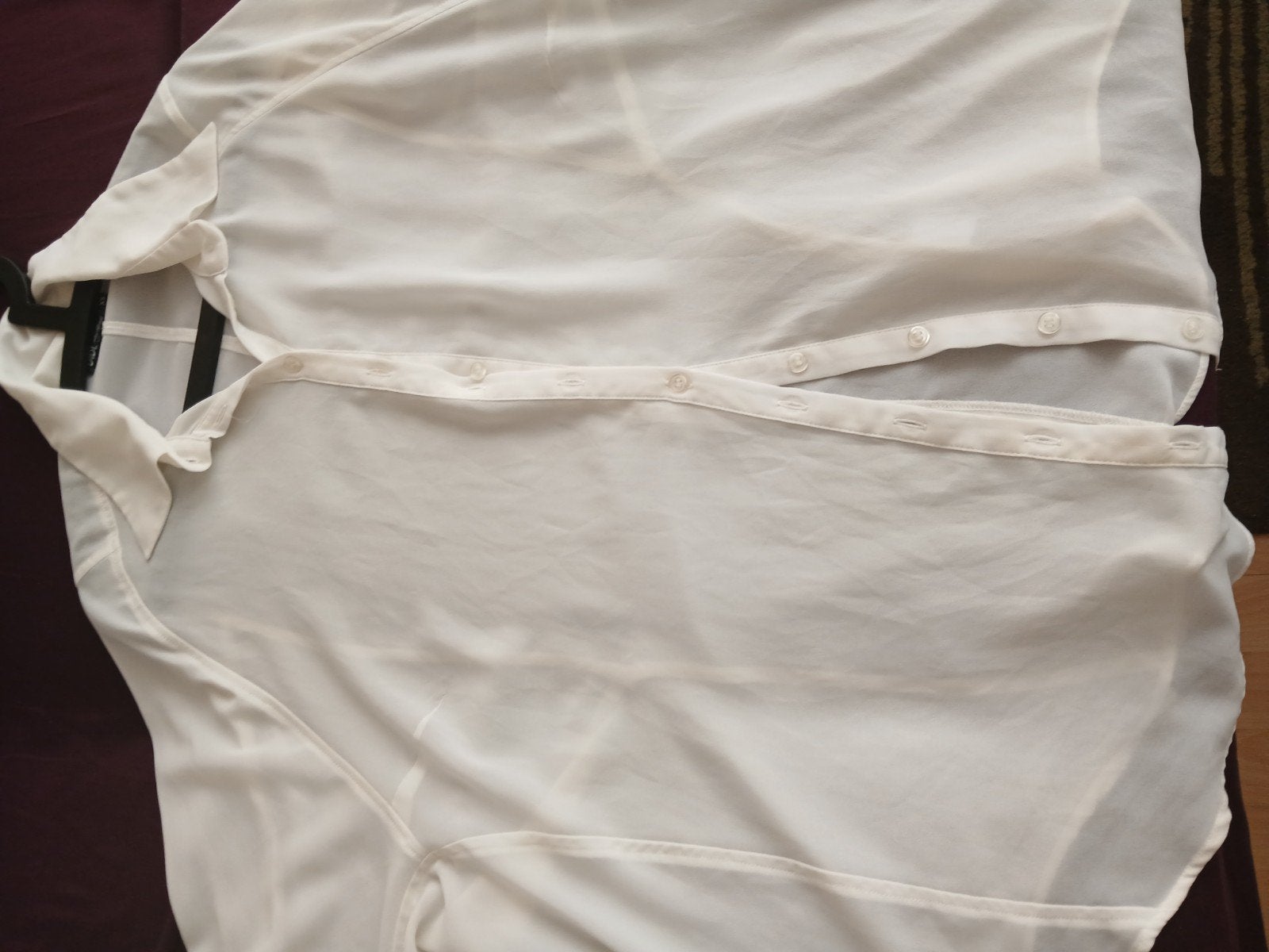 Witte doorschijnende blouse van DIDI, maat  L, Kleding | Dames, Maat 38/40 (M), Wit, DIDI, Ophalen of Verzenden
