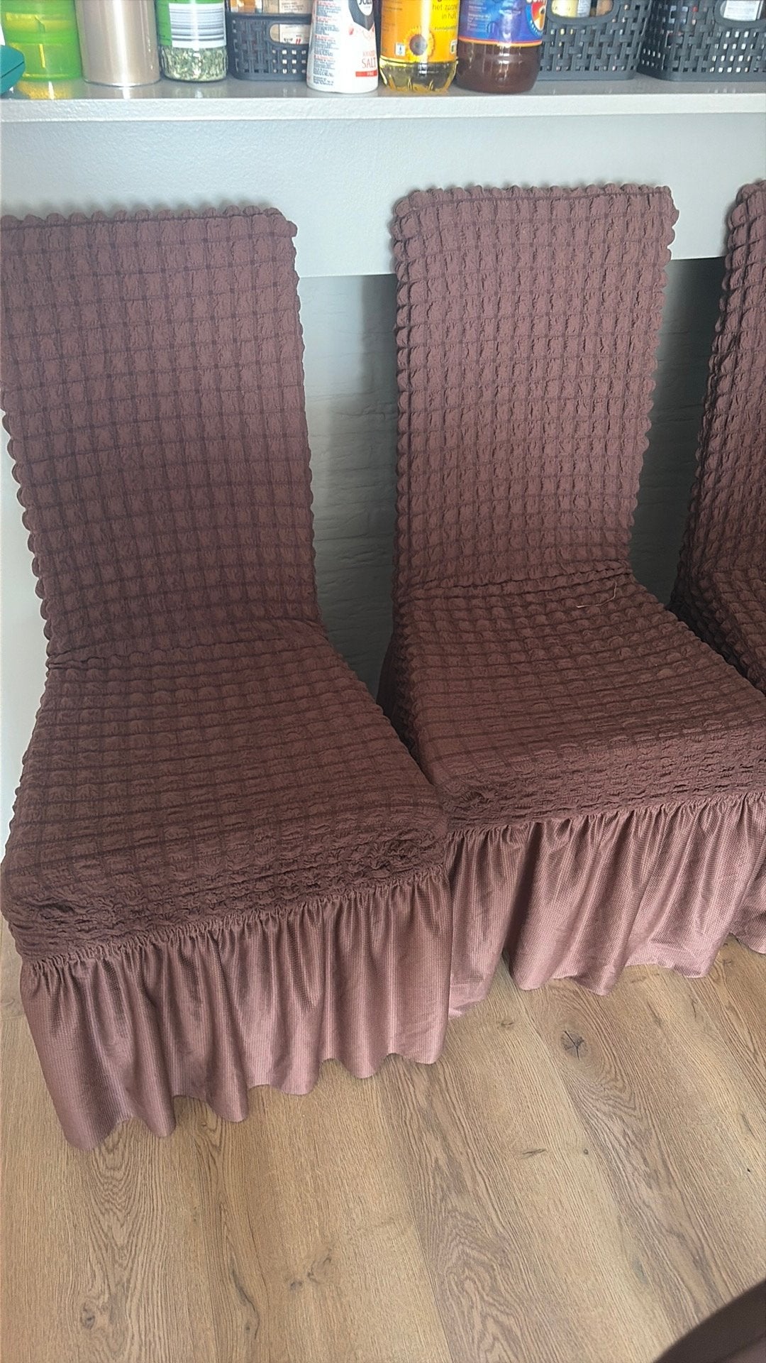 Eetkamer stoelen, Ophalen, Gebruikt, Bruin, Vijf, Zes of meer stoelen