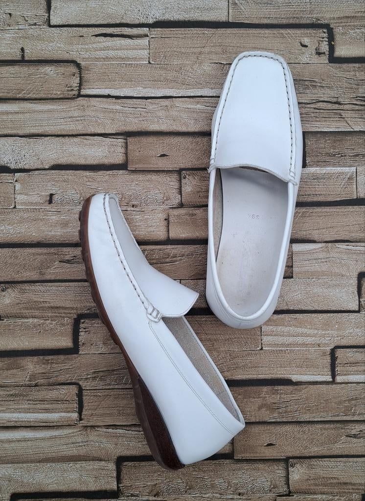 Geox - stijlvolle leren loafers, 39,5, Geox, Verzenden, Zo goed als nieuw, X