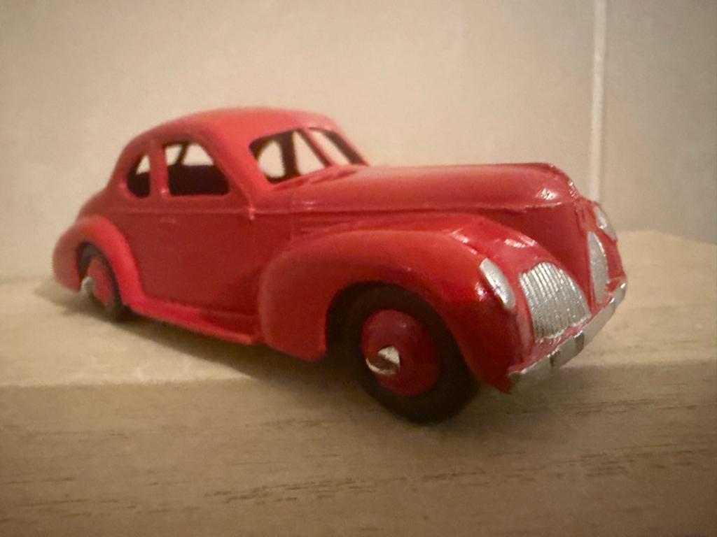 Dinky Toys 39 Chrysler - Vintage Rood Modelauto, D, Gebruikt, Auto, Dinky Toys