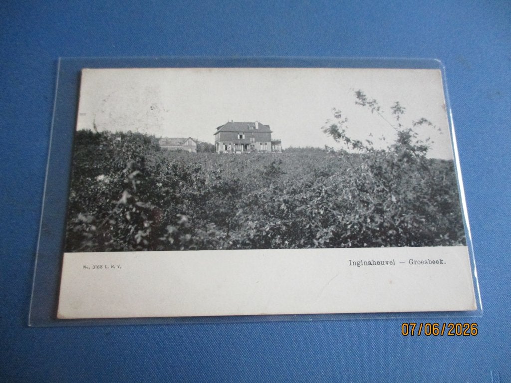 Groesbeek (!908), Verzamelen, Ansichtkaarten | Nederland, Ophalen of Verzenden, Voor 1920, Gelopen, Zuid-Holland