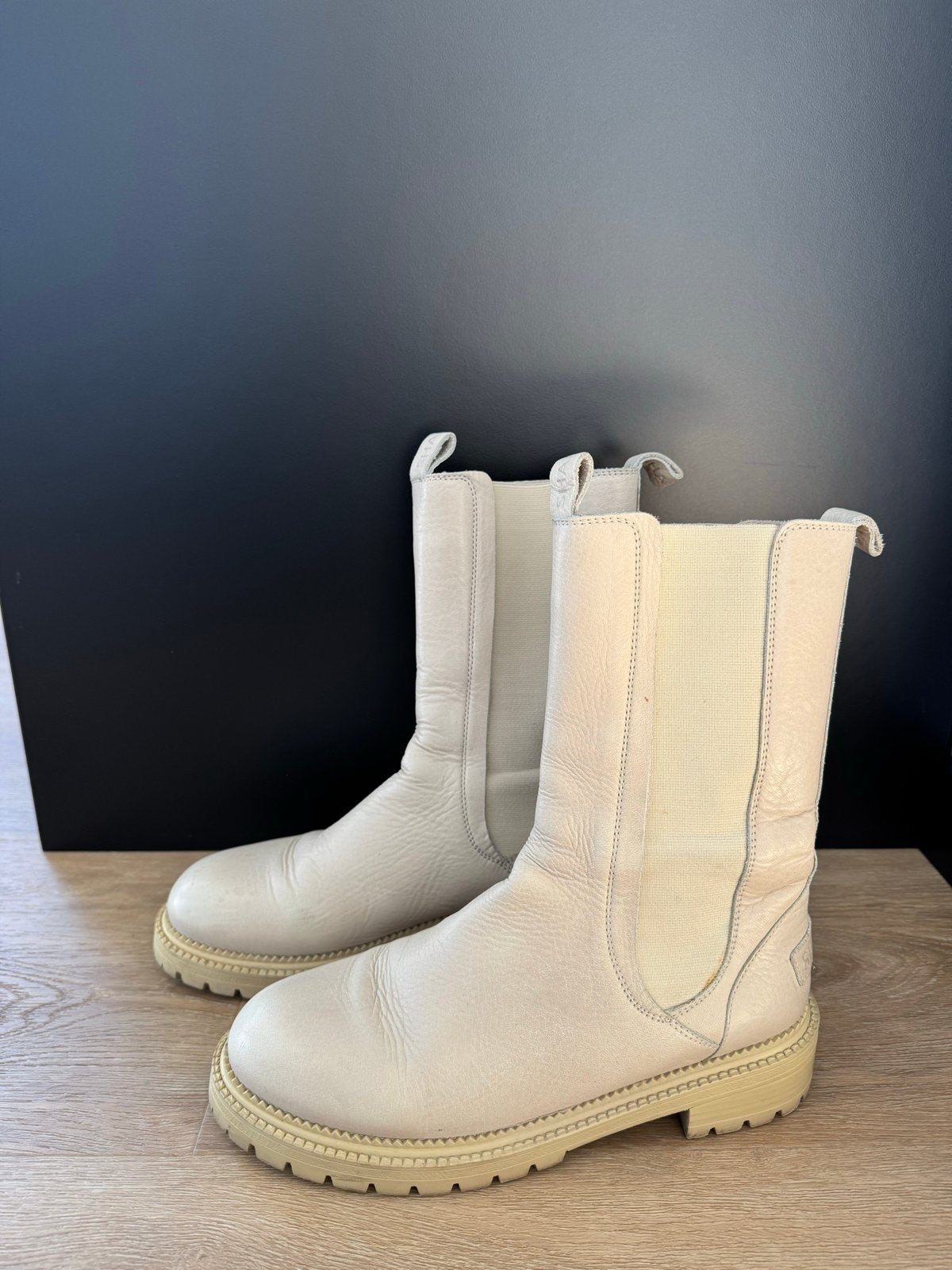 Shabbies Amsterdam laarzen/ Chelsea boots maat 39, Kleding | Dames, Beige, Lage of Enkellaarzen, Ophalen of Verzenden, Gedragen