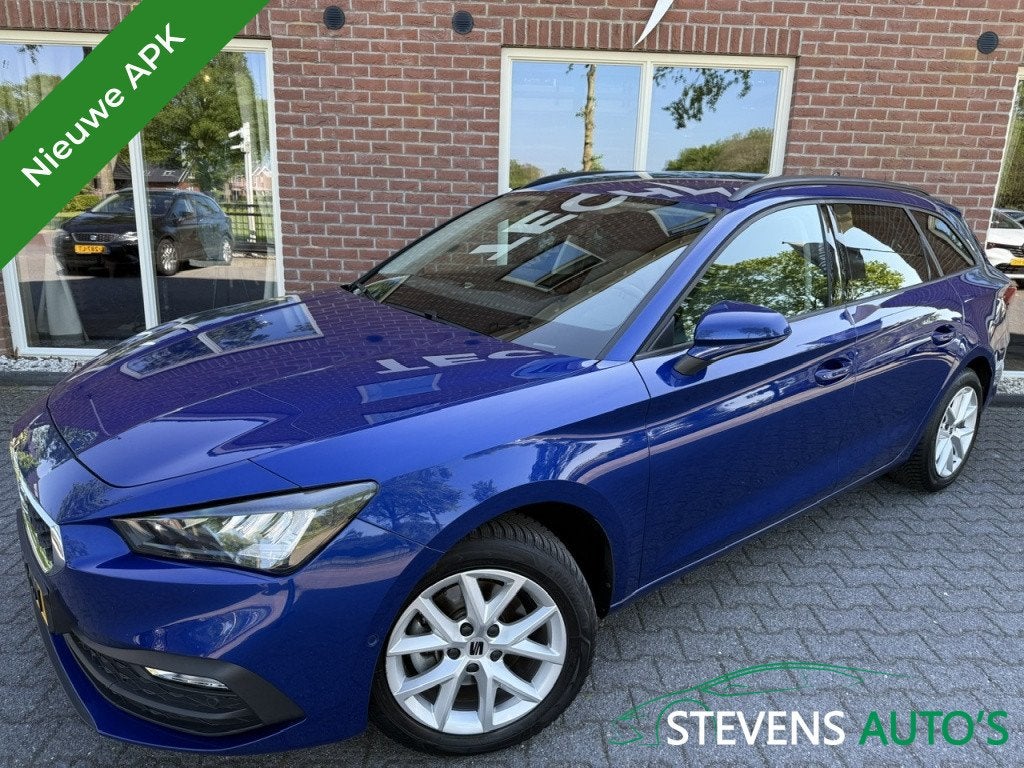 SEAT Leon Sportstourer 1.0 TSI StyleBns Int TREKHAAK / CAMER, Auto's, Seat, Bedrijf, Te koop, Leon, ABS, Achteruitrijcamera, Adaptive Cruise Control