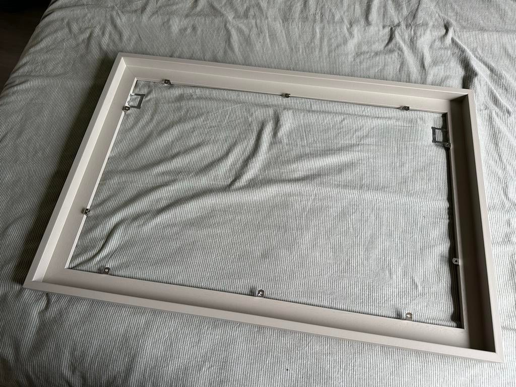 Nieuwe massief houten lijst 60x90cm -Baklijst voor canvas, Ophalen, Minder dan 10 m², Beige