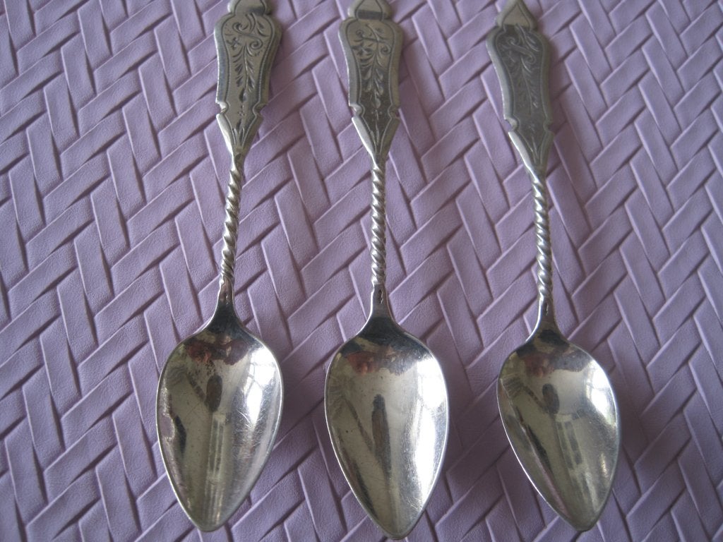 3 zilveren lepeltjes, Verzenden, Zilver