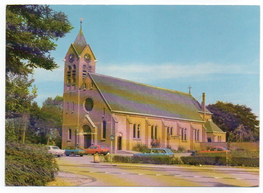 Nijnsel Gem. St. Oedenrode RK Kerk 1979 (auto's), Ophalen, 1960 tot 1980, Ongelopen, Noord-Brabant