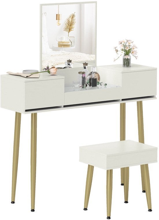 Kaptafel – Make-up Tafel – Schminktafel – Dressing Table, Corvance B.V., Verzenden, Nieuw, Corvancebol@gmail.com