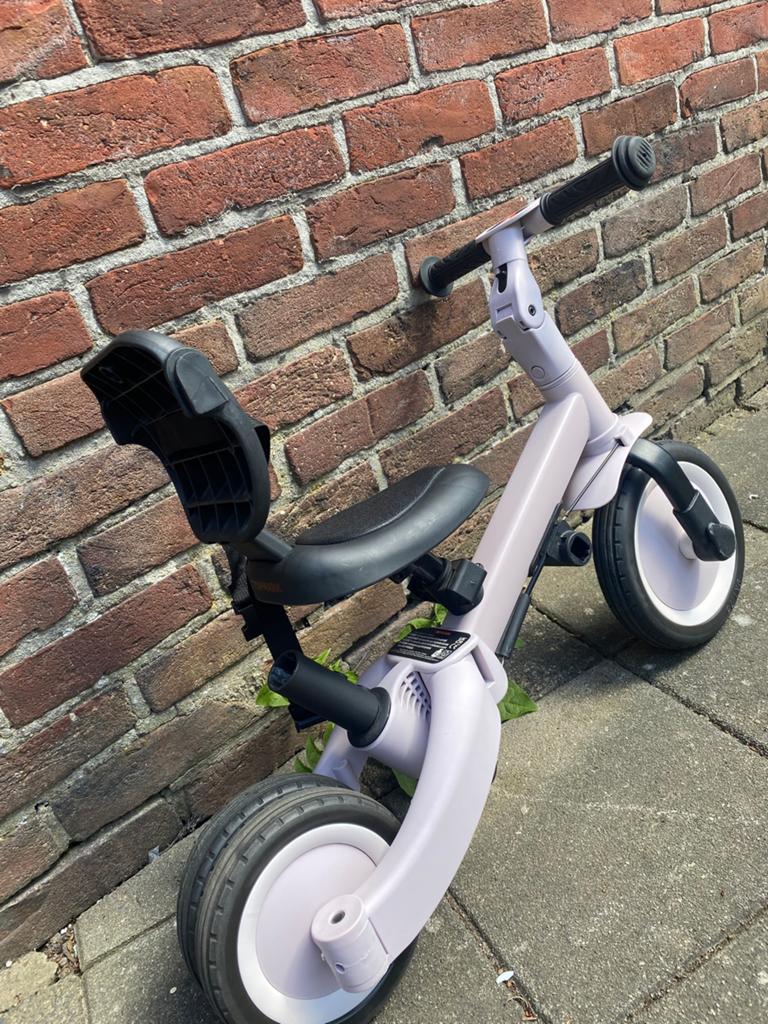 Topmark 4-in-1 Driewieler / Loopfiets Lio Lila, Ophalen of Verzenden, Zo goed als nieuw