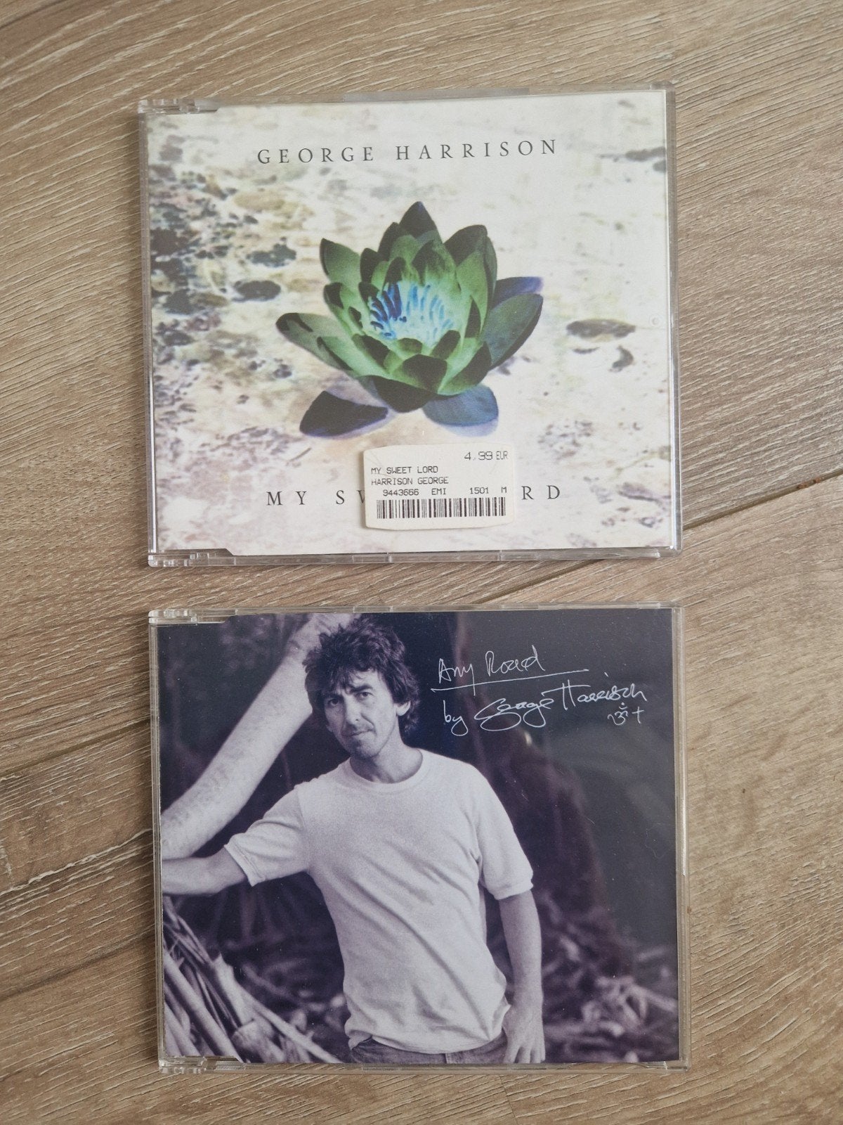 George Harrison CD-singles: My Sweet Lord & Any Road, Ophalen of Verzenden, Zo goed als nieuw, Pop, Remastered