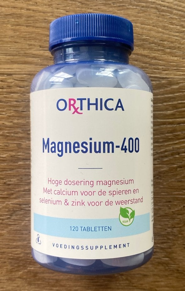 Orthica Magnesium-400 met calcium, selenium en zink, Ophalen of Verzenden, Nieuw, Overige typen