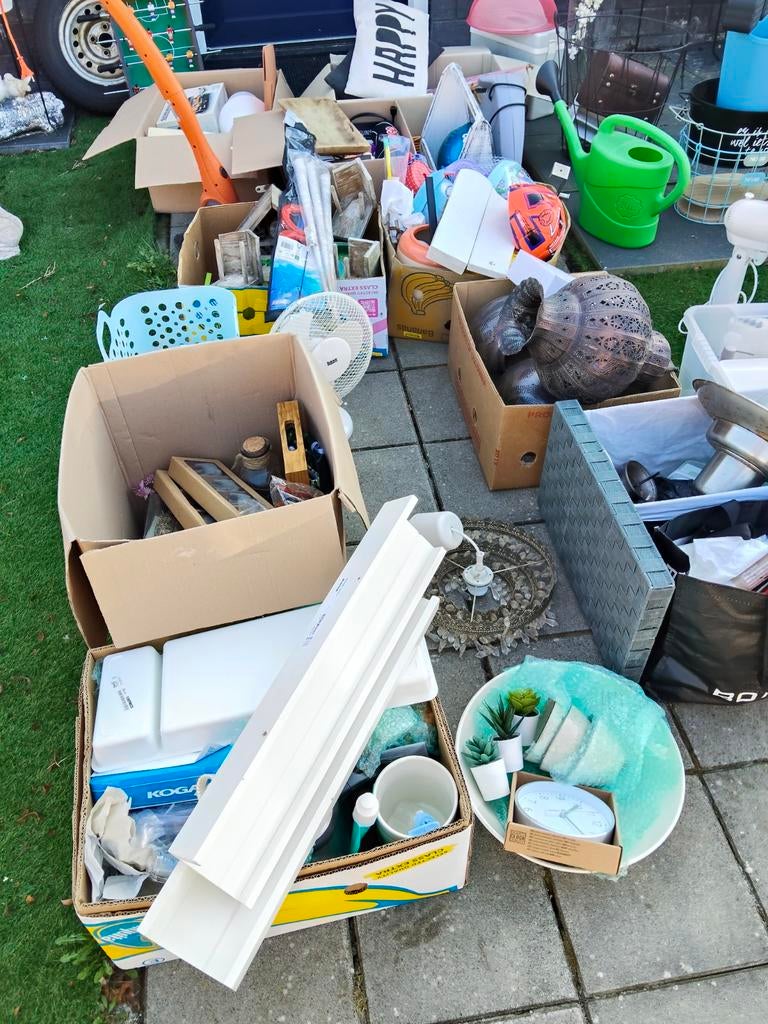 Wegens opruimen mooi partijtje Markt spull veel nieuwe, Diversen, Ophalen of Verzenden