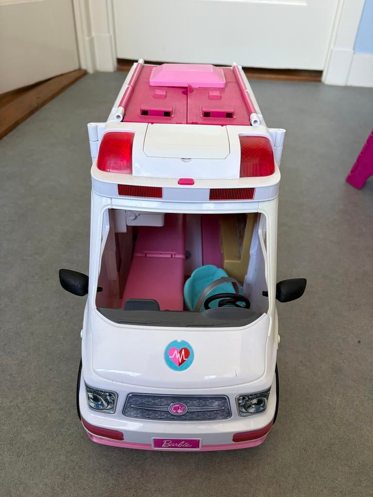 Barbie 3-in-1 Care Clinic Ambulance & Ziekenhuis, Ophalen, Gebruikt, Meisje