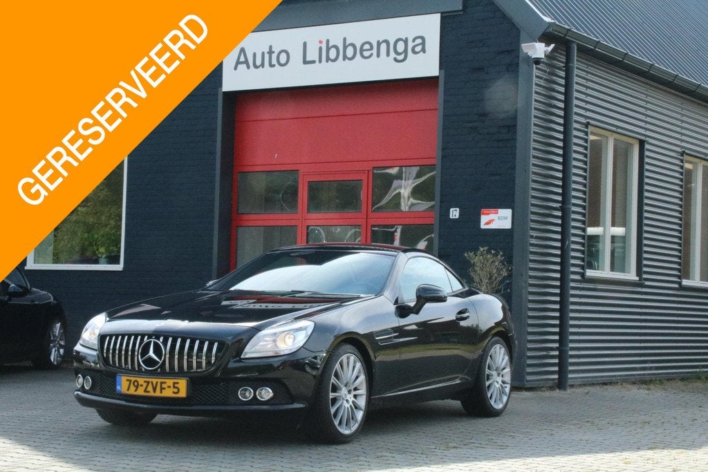 Mercedes-Benz SLK-klasse 200 CLIMATE CONTROLL / CRUISE / LM, Auto's, Mercedes-Benz, Euro 5, Zwart, 4 cilinders, Cabriolet