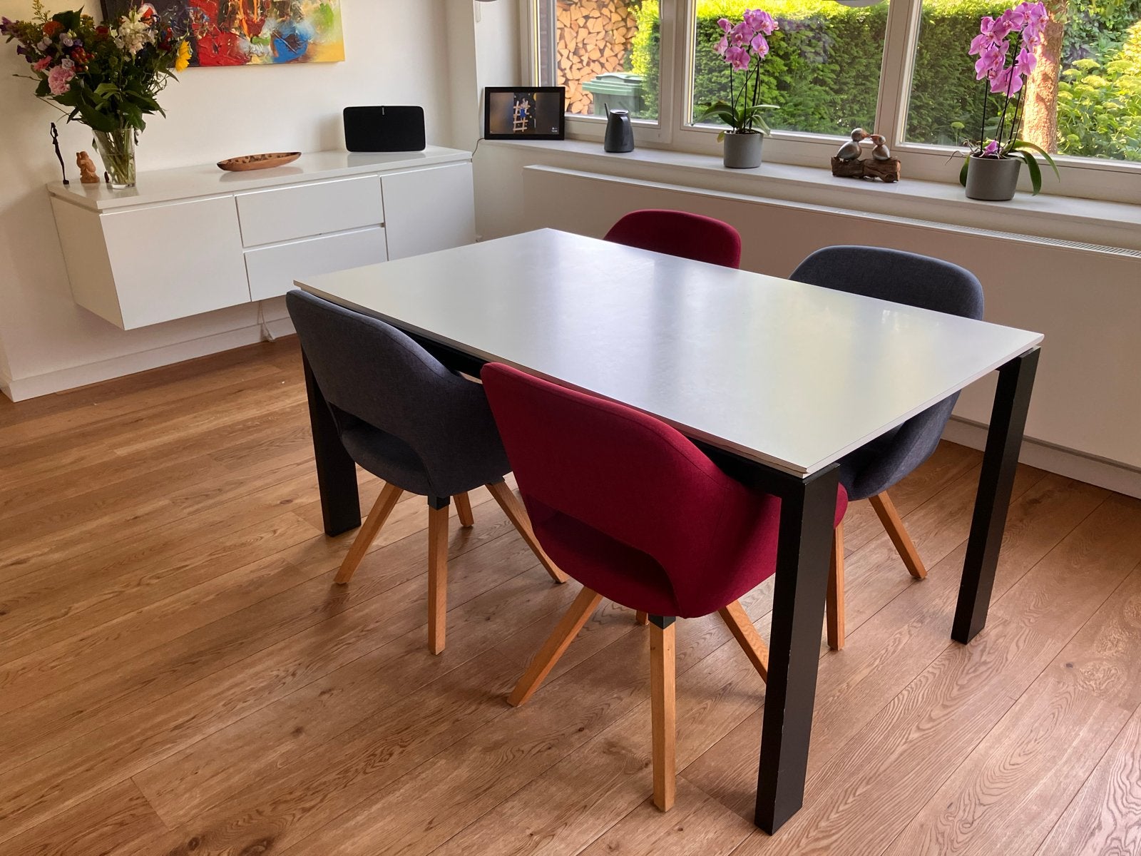 Arco design eettafel - GRATIS af te halen, Ophalen, Gebruikt, 50 tot 100 cm, Vijf personen of meer