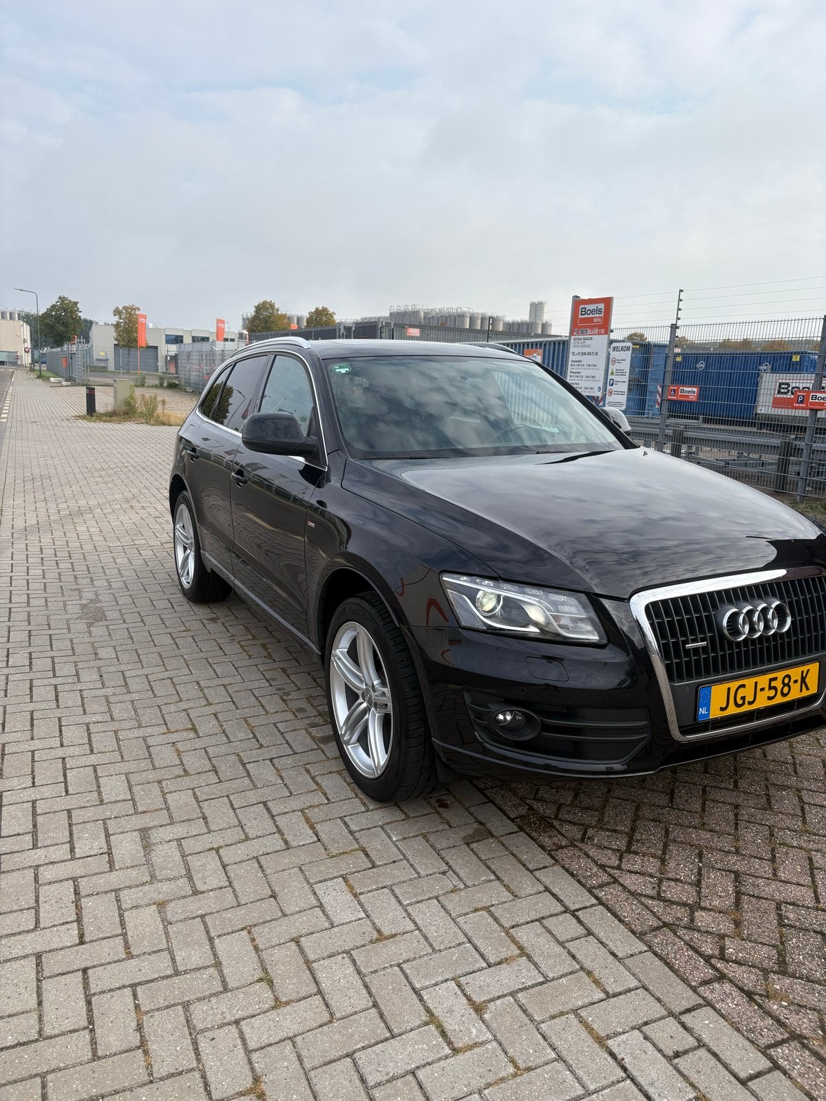Audi Q5 2.0 Tfsi Quattro S-tronic 2010 Zwart, Automaat, Zwart, 4 cilinders, Leder en Stof