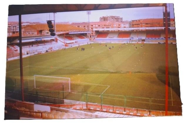Stadion Ansichtkaart Logroño 2x, Ophalen, Zo goed als nieuw, Buitenlandse clubs, Poster, Plaatje of Sticker