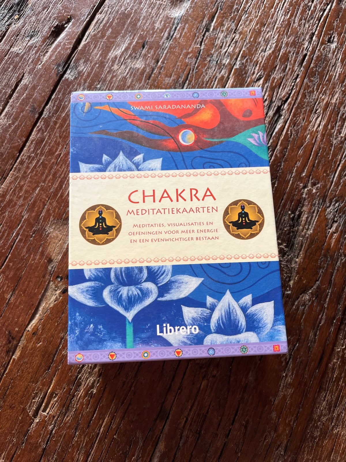 Chakra Meditatiekaarten - Swami Saradananda, Boeken, Ophalen of Verzenden, Zo goed als nieuw, Meditatie of Yoga, Instructieboek