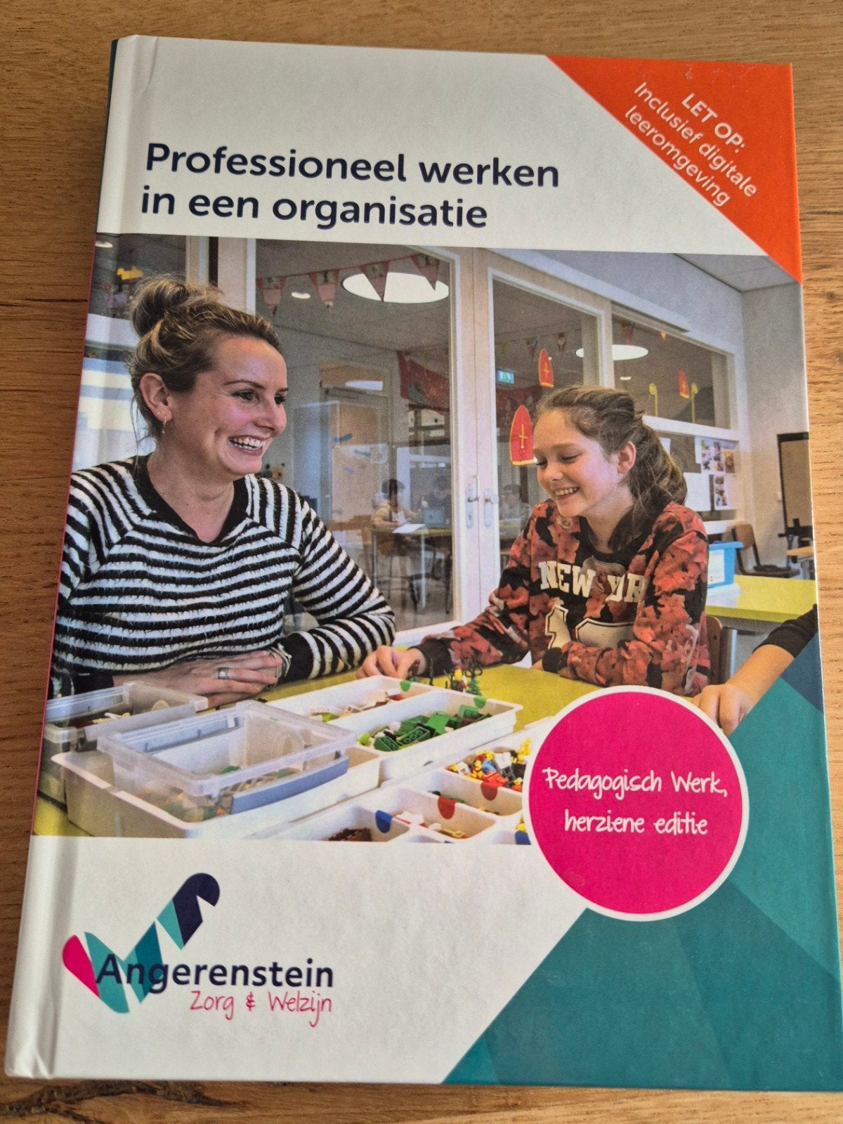 Professioneel werken in een organisatie - Angerenstein, Boeken, Schoolboeken, Ophalen of Verzenden, Zo goed als nieuw, Angerenstein