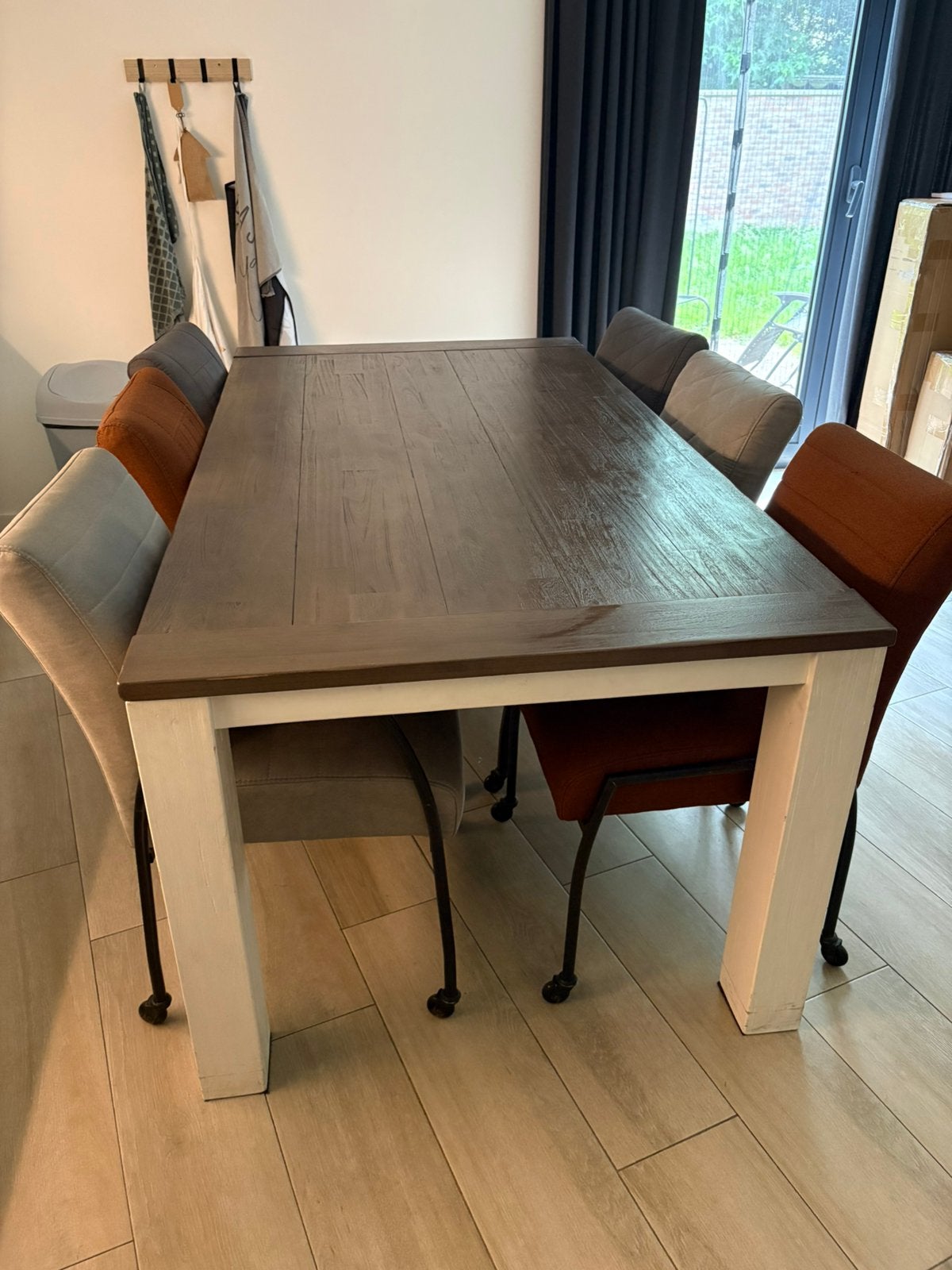Complete woonkamerset, Ophalen, Gebruikt, Modern landelijk interieur, 4 tot 6 stoelen