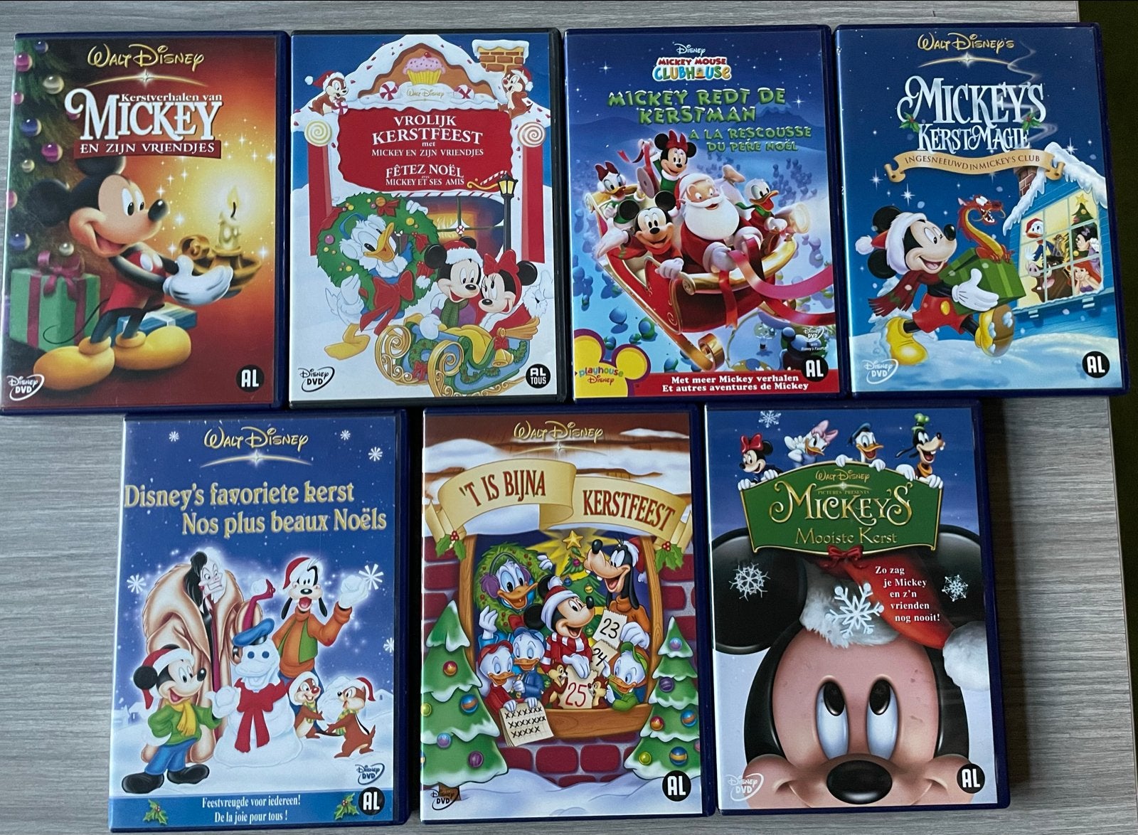 Disney Kerst DVD Collectie - Mickey en Vriendjes (7 stuks), Animatie, Verzamelbox, Alle leeftijden, Nederlands
