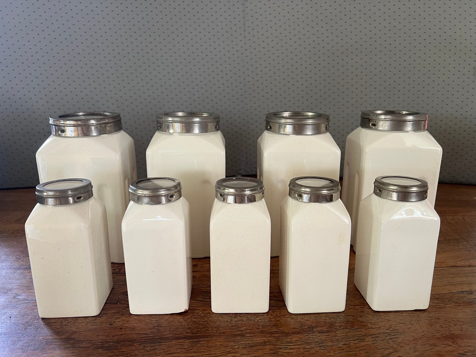 Vintage voorraadpotten, Ophalen, Gebruikt, Overige typen, Vintage
