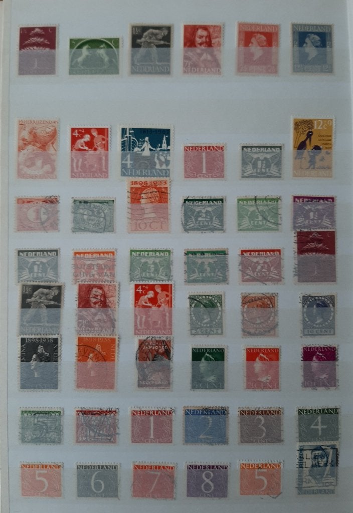 Klassieke Postzegels Nederland Nr 6 - 13 Kaarten Gestempeld, Ophalen, Gestempeld