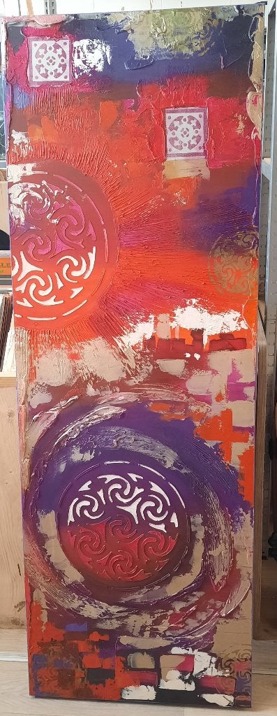 Kunstwerk Cobra Art Company BV +/- 170 x 58 cm, Ophalen