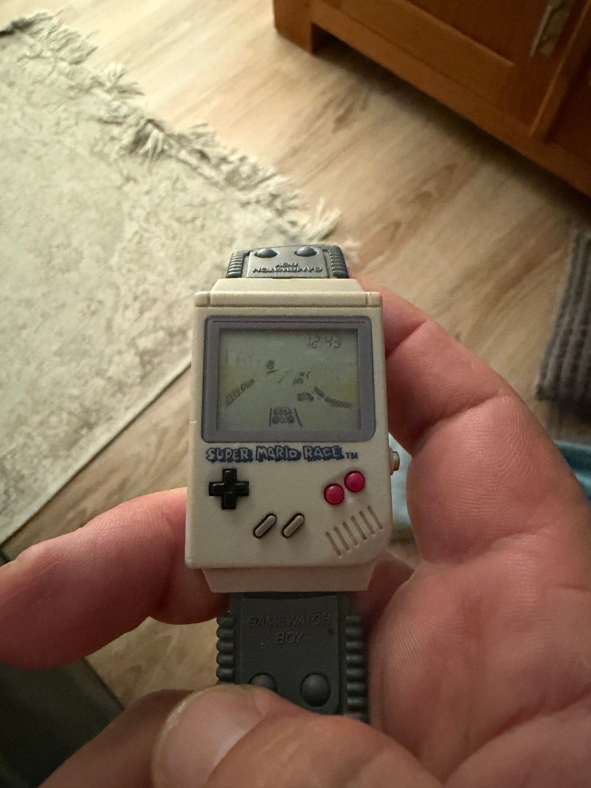 Vintage Nintendo Game Watch Boy GBE-003 Super Mario Race, Gebruikt, 1 speler, Racen en Vliegen, Ophalen of Verzenden