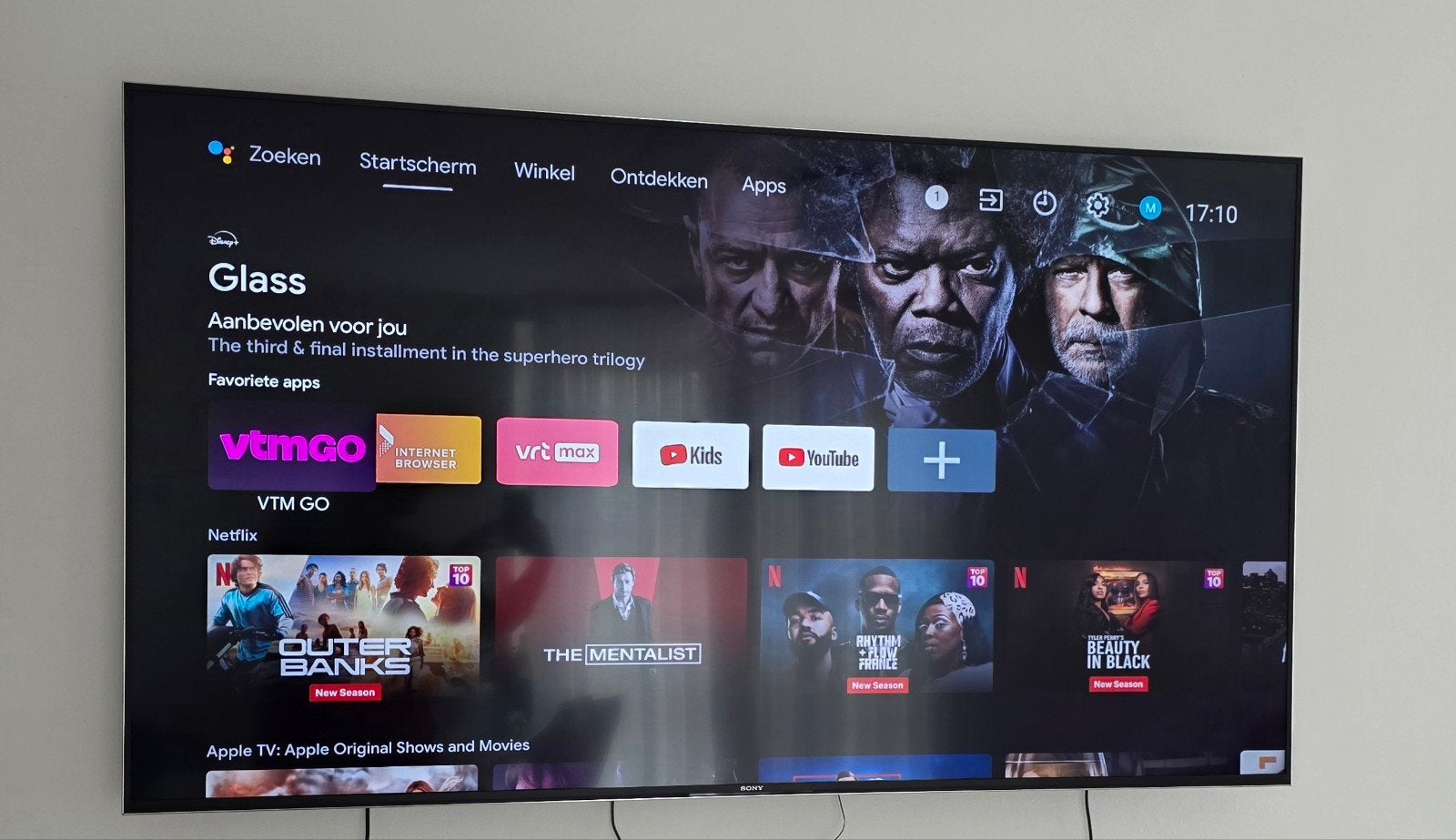 SONY Smart TV - 75 Inch - 4K - 100 Hz, Ophalen, Zo goed als nieuw, 100 Hz, 4k (UHD)