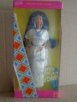 BARBIE DOLLS of the WORLD AMERICAN NATIVE INDIAANSE  1753, Ophalen of Verzenden, Nieuw, Barbie