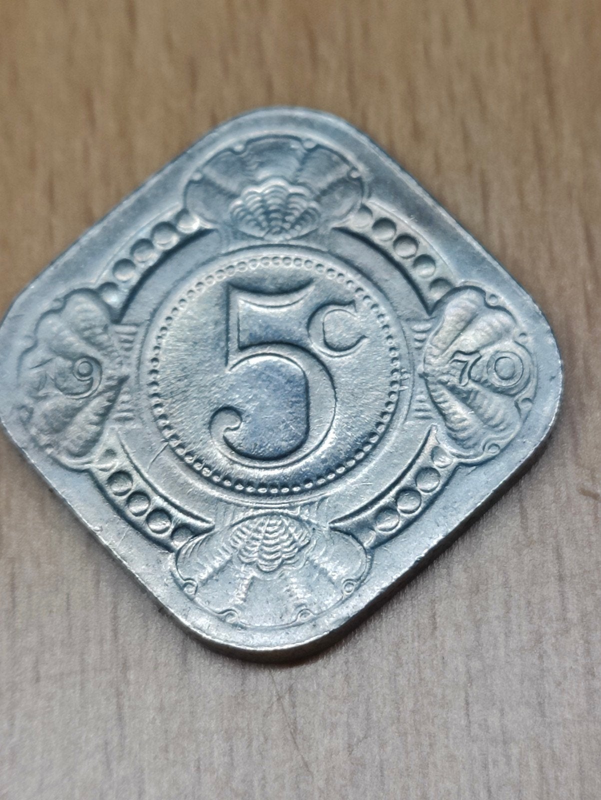 5 cent munt Nederlandse Antillen 1970, Ophalen of Verzenden, Koningin Juliana, 5 cent, Losse munt