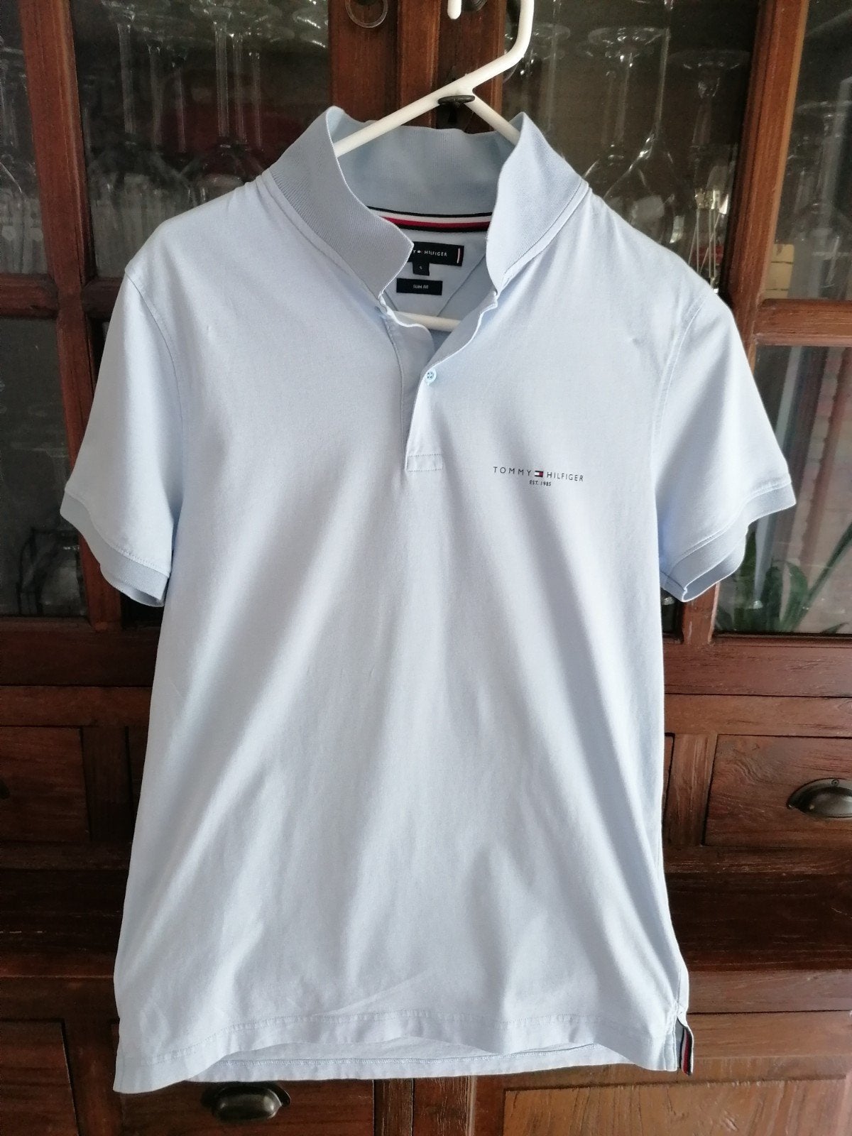 Tommy Hilfiger polo, Kleding | Heren, Polo's, Ophalen of Verzenden, Zo goed als nieuw, Blauw, Tommy Hilfiger