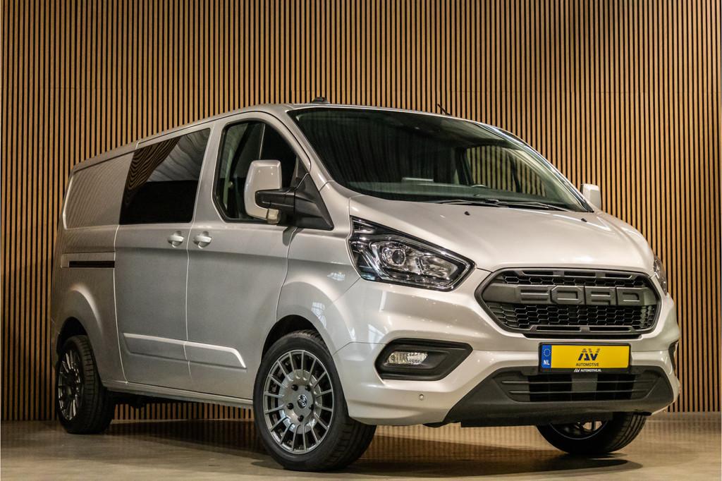 Ford Transit Custom 300 2.0 TDCI 170 PK L2H1 Limited DC | Du, 15 km/l, 4 cilinders, 1850 kg, Leder