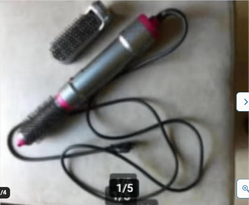 Föhn met borstel 1000 Watt, Ophalen of Verzenden, Zo goed als nieuw, Föhn of Haardroger