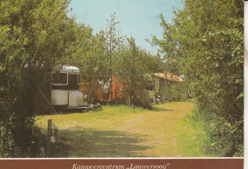 Ansichtkaart Kampeercentrum Lauwersoog, Ophalen of Verzenden, 1960 tot 1980, Gelopen, Groningen