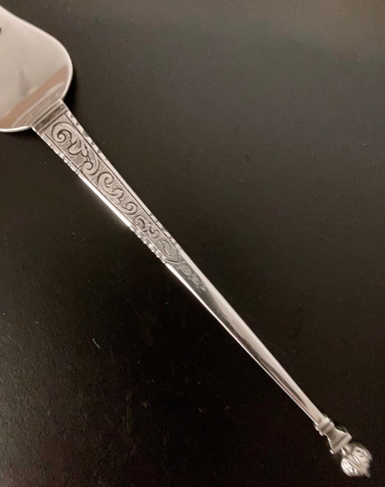 Antieke zilveren Cakeprikker, Bijkamp Steenwijk 1861, Antiek en Kunst, Ophalen of Verzenden, Zilver
