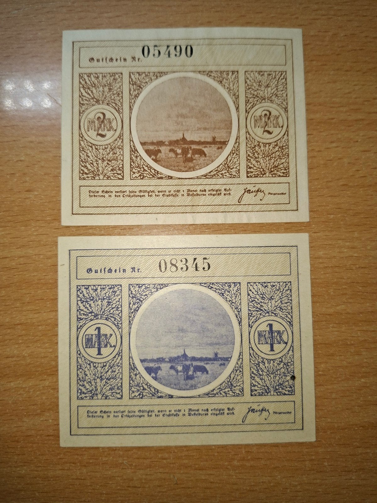 Duits Notgeld Wesselburen Noodgeld, Ophalen of Verzenden, Duitsland
