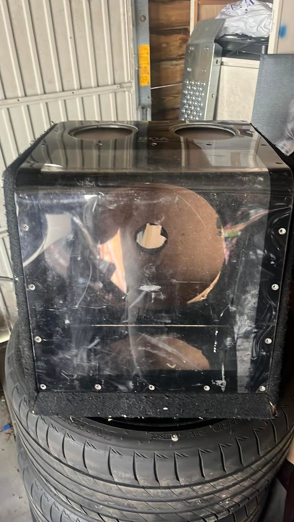Subwoofer kast, Ophalen of Verzenden, Zo goed als nieuw, Vrijstaande haard, Houthaard