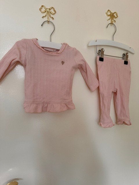 Bakkaboe setje roze maat 62, Kinderen en Baby's, Meisje, Ophalen of Verzenden, Zo goed als nieuw, Setje