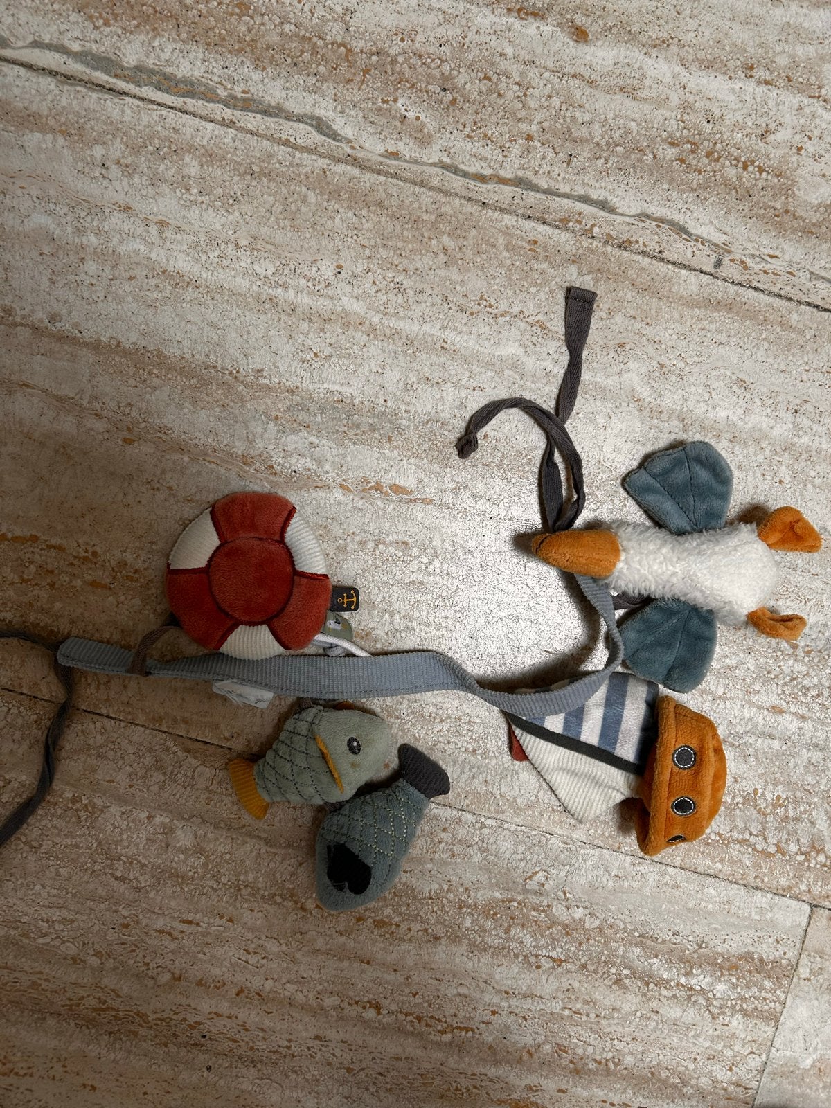 Little Dutch wagenspanner/maxi-cosi speelgoed (zeethema), Ophalen of Verzenden, Zo goed als nieuw, Mobiel