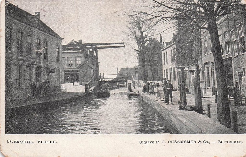 702-347-037 Overschie Voorom, Verzenden, Voor 1920, Zuid-Holland