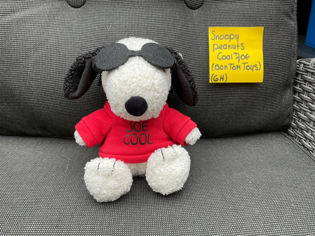 Nieuwe Bon Ton Toys Joe Cool Peanuts Snoopy knuffel, Ophalen, Snoopy, Nieuw, Beeldje of Figuurtje