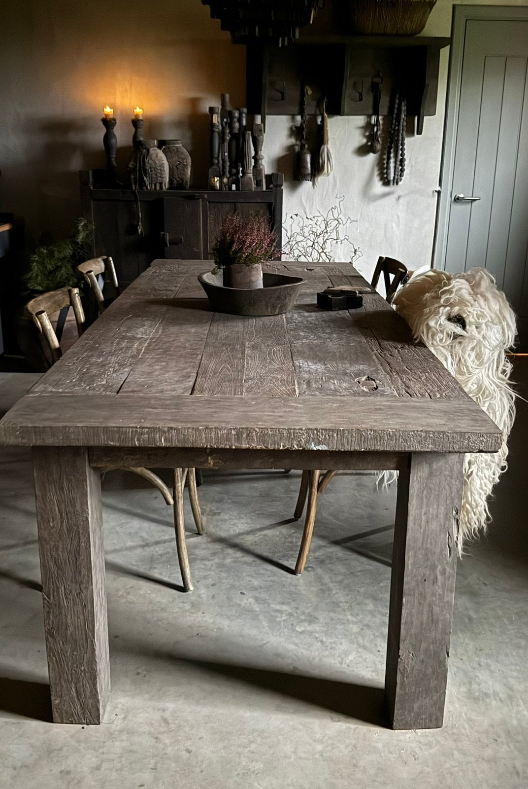 Prachtige stoere tafel old barn in 260 en 300 NIEUW, Huis en Inrichting, 50 tot 100 cm, Nieuw, Vijf personen of meer, 200 cm of meer