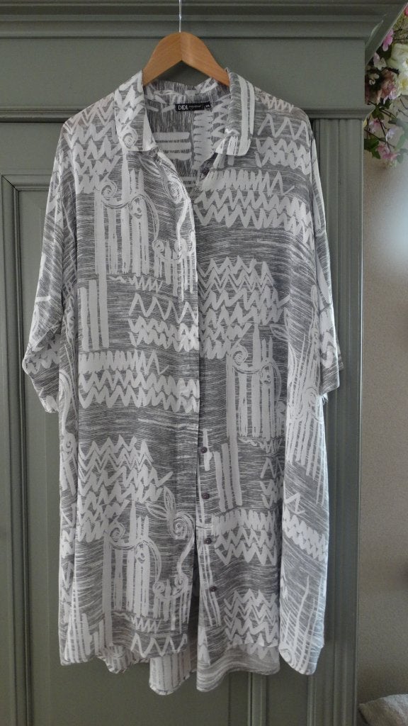 Didi lange roomwitte/lichtgrijze blouse/tuniek, maat XXL, Verzenden, Maat 46/48 (XL) of groter, Didi, Zo goed als nieuw