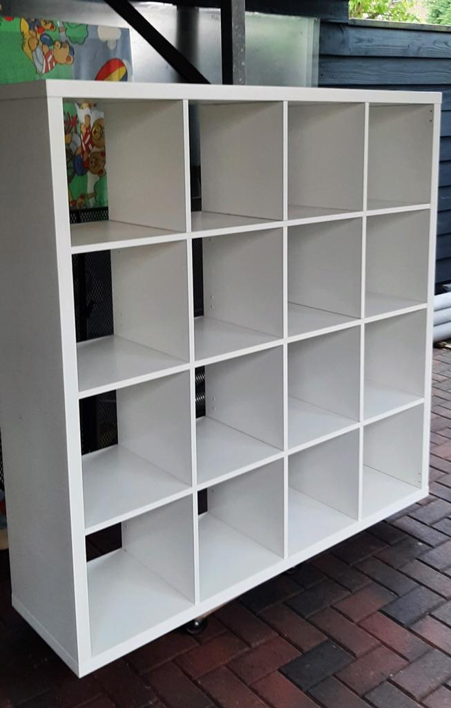 Ikea kallax Vakkenkast 4x4, Ophalen, Gebruikt