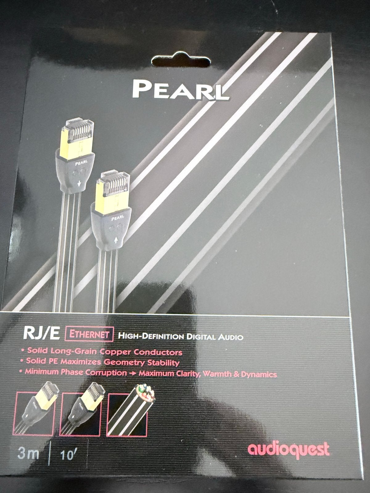 AudioQuest Pearl RJ/E netwerkkabel 3m - Nieuw in verpakking, Audio, Tv en Foto, Info@audioquest.nl, Nieuw, 2 tot 5 meter, The Quest Group