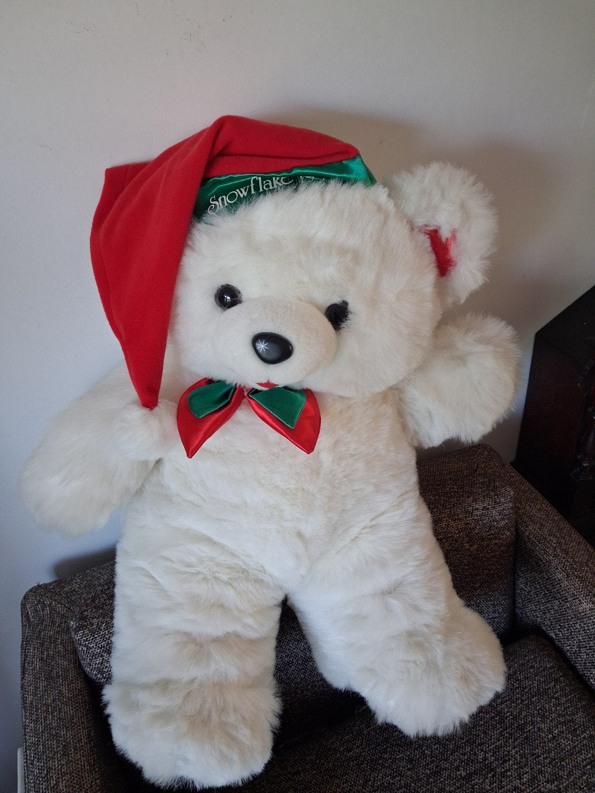 Teddy Snowflake 1992, Ophalen of Verzenden, Zo goed als nieuw, Stoffen beer, Overige merken
